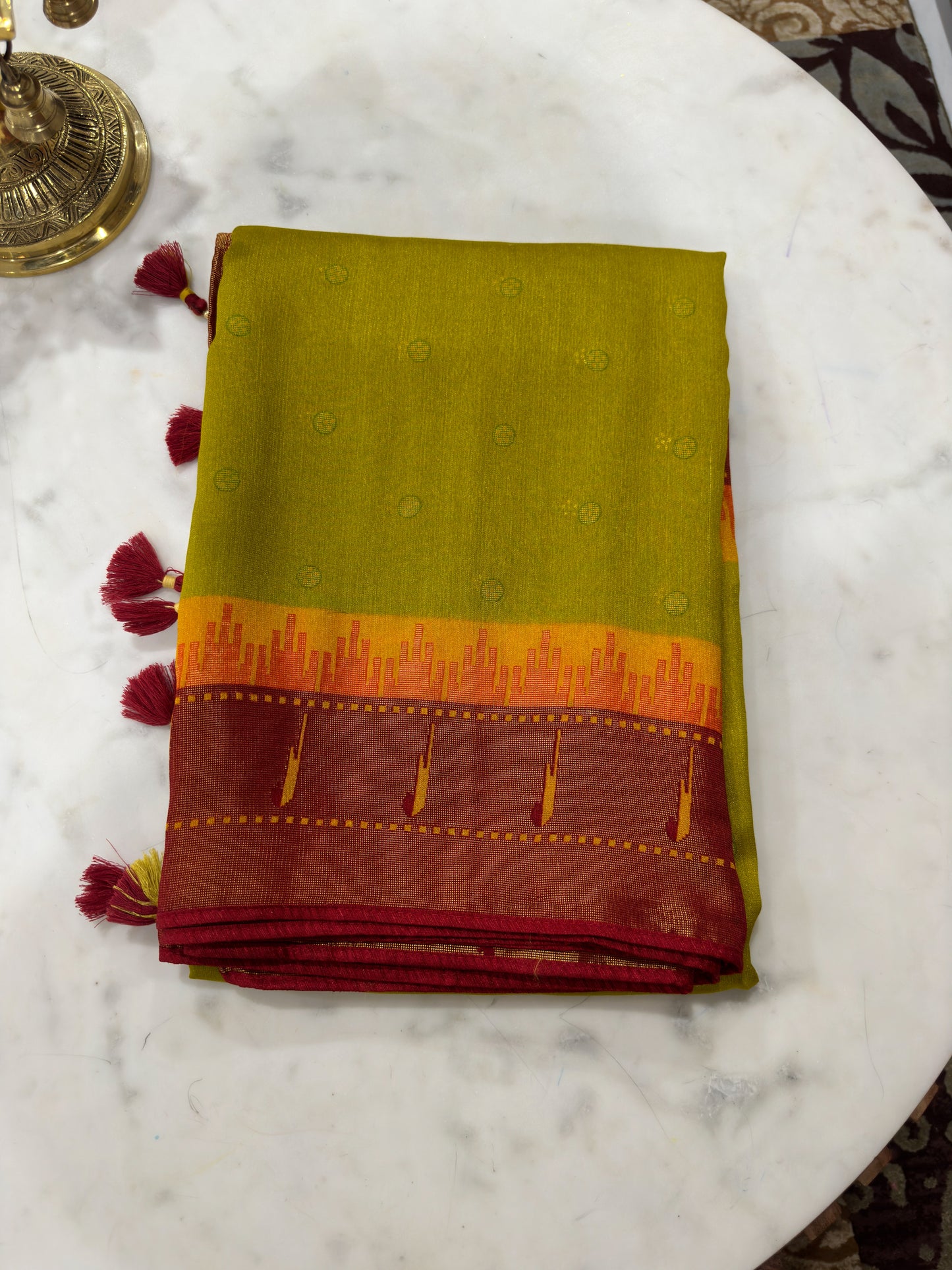 Woven Design Zari Silk Blend Saree