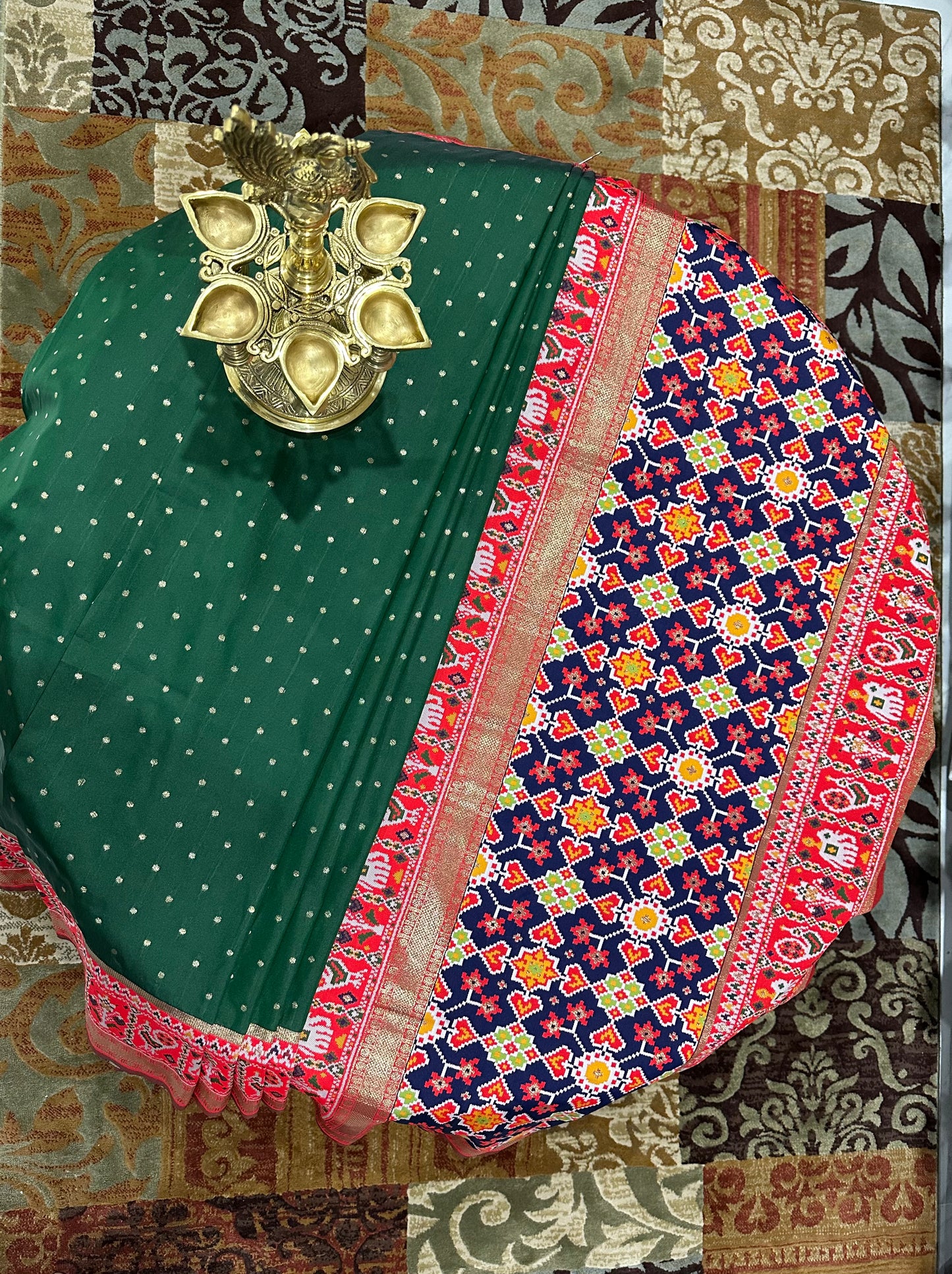 Green Patola Saree