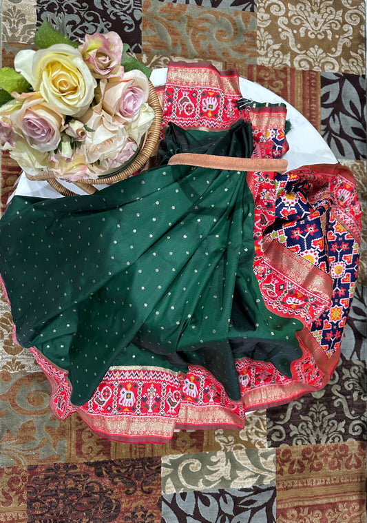 Green Patola Saree